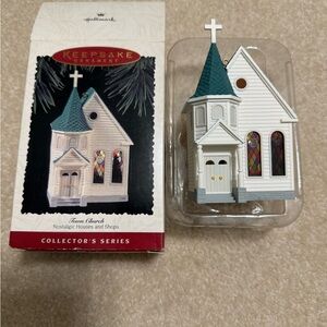 Vintage Hallmark Keepsake Church Ornament 1995